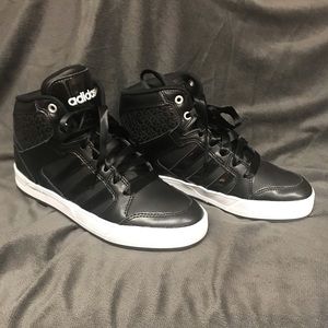 Adidas black Neo performance high top sneaker
